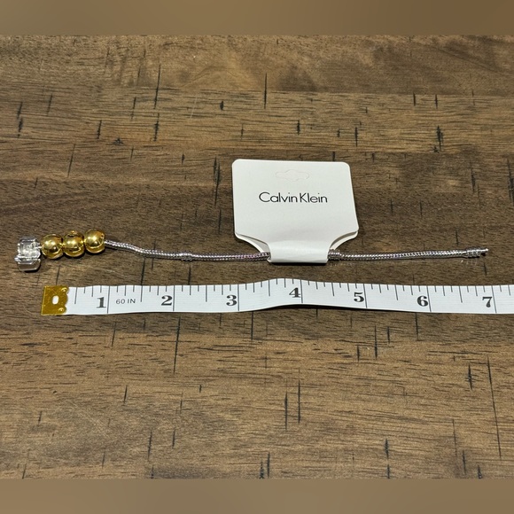 CK17. CALVIN KLEIN 7” Bracelet With Smiley Face Beads - Customizable NEW - Picture 4 of 4
